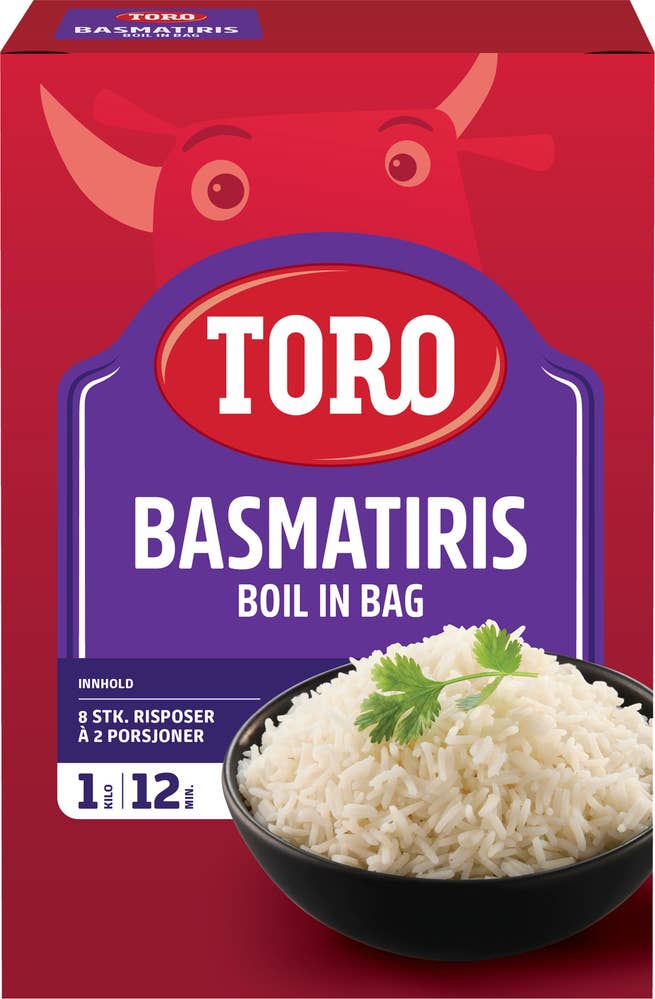 Toro Basmatisris Boil in bag 8 stk à 2 porsjoner
