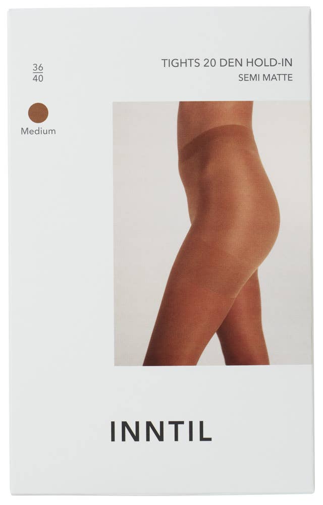 Inntil Strømpebukse Hold-In 20 DEN Medium, str. 36-40, semi-matt