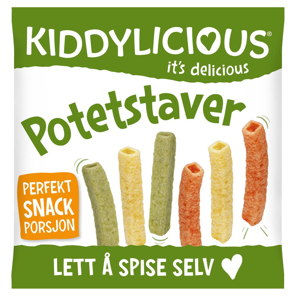 Kiddylicious Potetstaver Fra 9 mnd