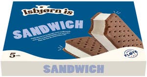 Isbjørn Is Sandwich 5 stk