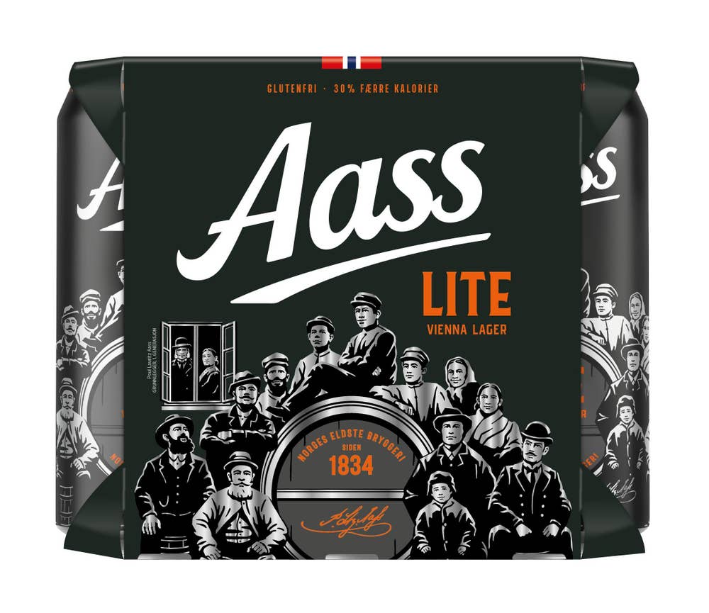 Aass Bryggeri Glutenfri Aass Lite Vienna Lager 6 x 0,5l