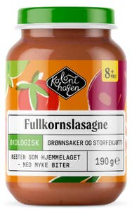Kolonihagen Fullkornslasagne Fra 8 mnd