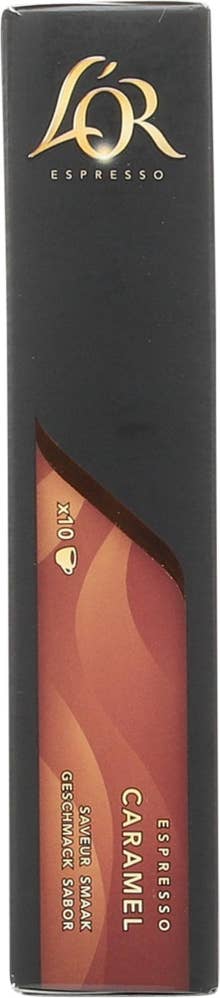 L'Or Espresso Flavoured chocolate Kaffekapsler, 10 stk