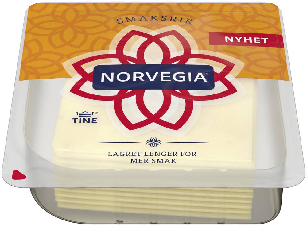TINE Norvegia smaksrik Skivet