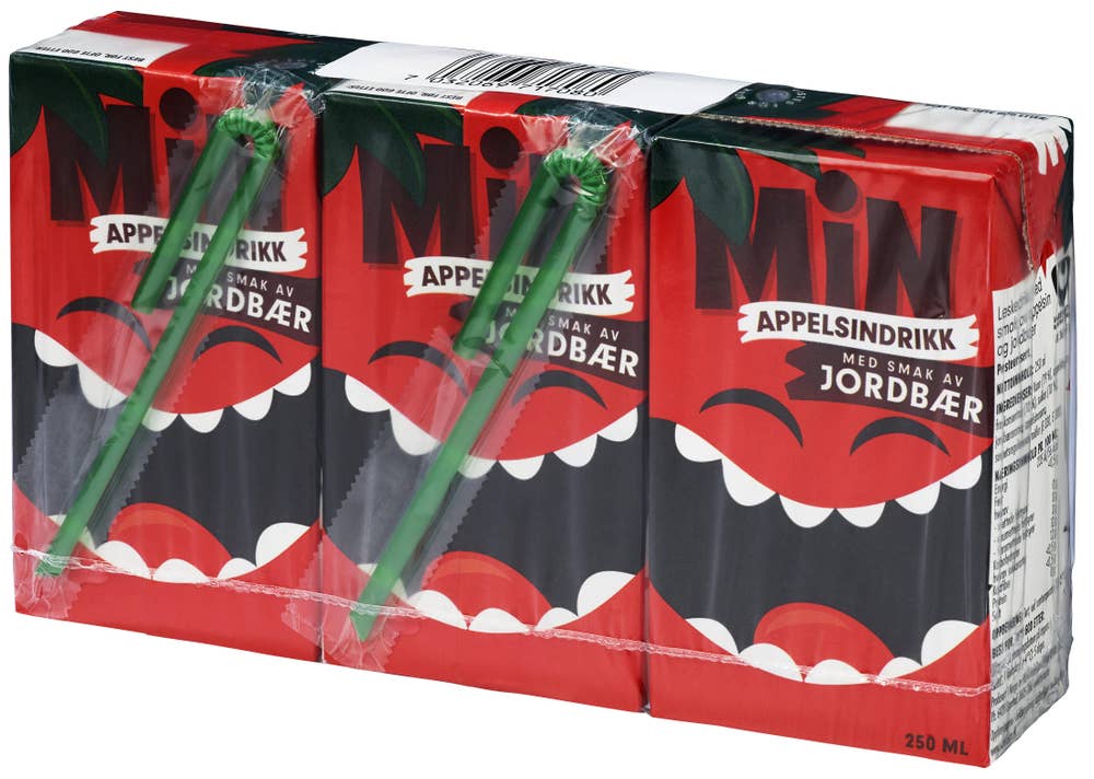 R Appelsin & Jordbær 3 stk