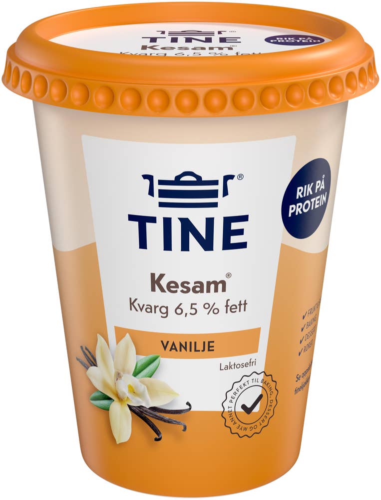 TINE Kesam vanilje Laktosefri