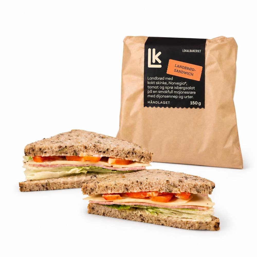 Kreativ Catering Sandwich med ost og skinke