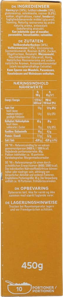 Quaker Cruesli Solfrokost Granola