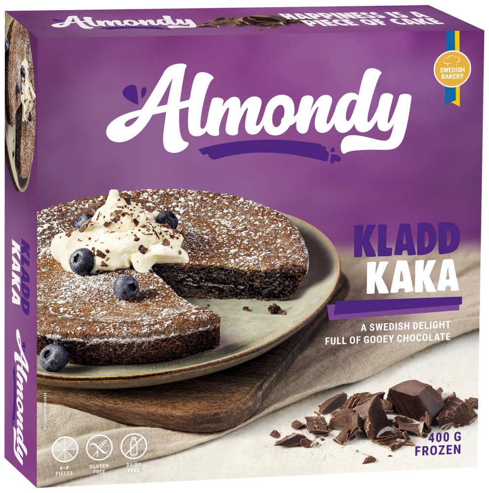 Almondy Kladdkaka Gluten- og laktosefri
