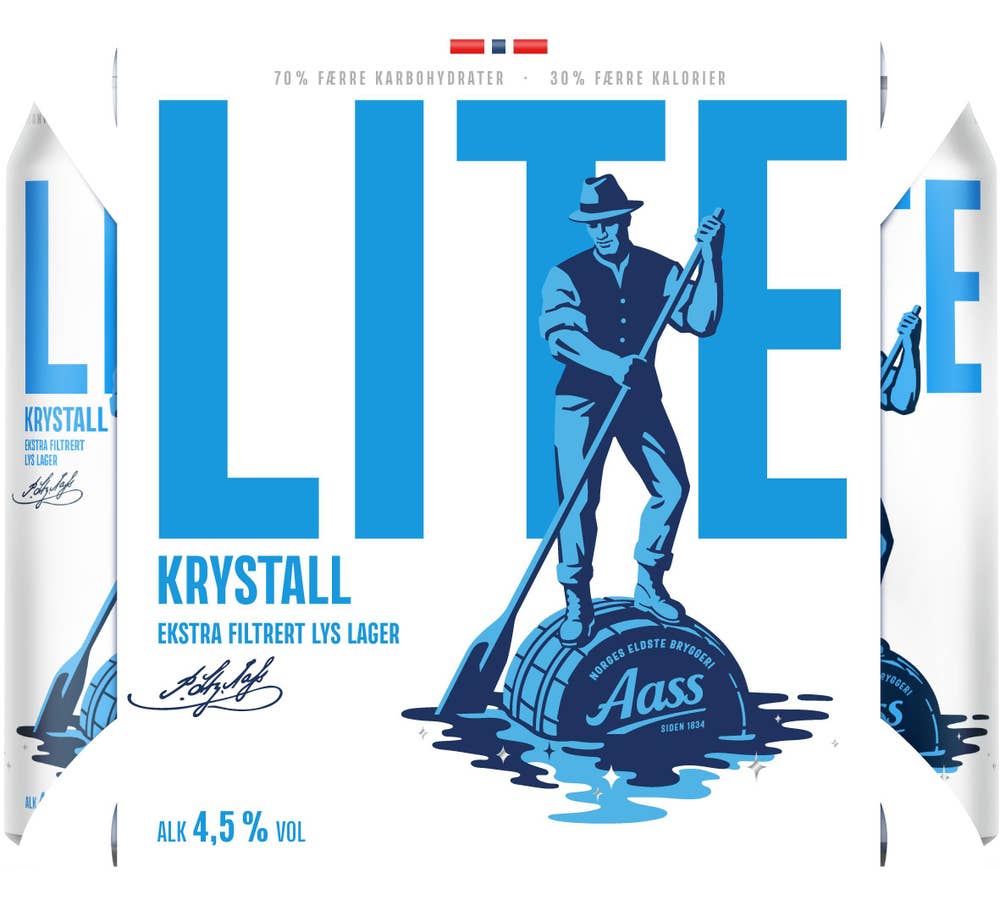 Aass Bryggeri Aass Krystall LITE 6 x 0,5L