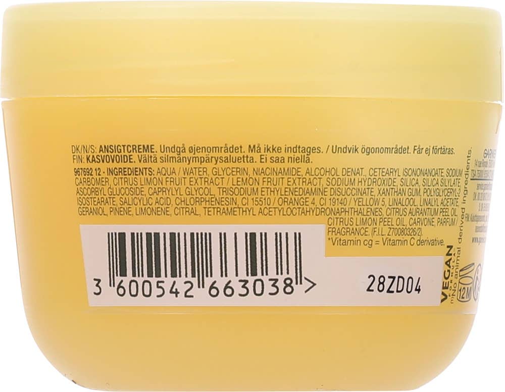 Garnier Vitamin C Hydrating sorbet cream