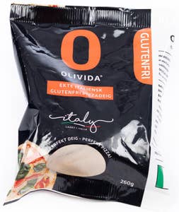 Olivida glutenfri frossen italiensk pizzadeig