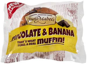 Aunt Mabels Chocolate & banana muffin