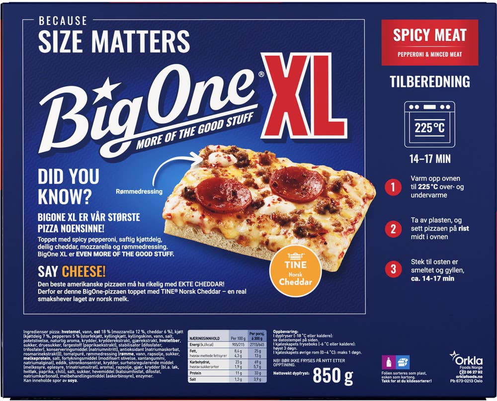 Big One XL Spicy meat