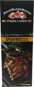 Strøm-Larsen AS Sous vide-marinerte spareribs