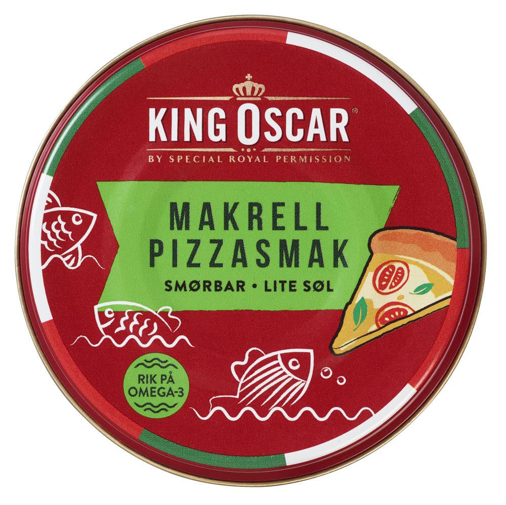 King Oscar Makrell Smørbar pizzasmak