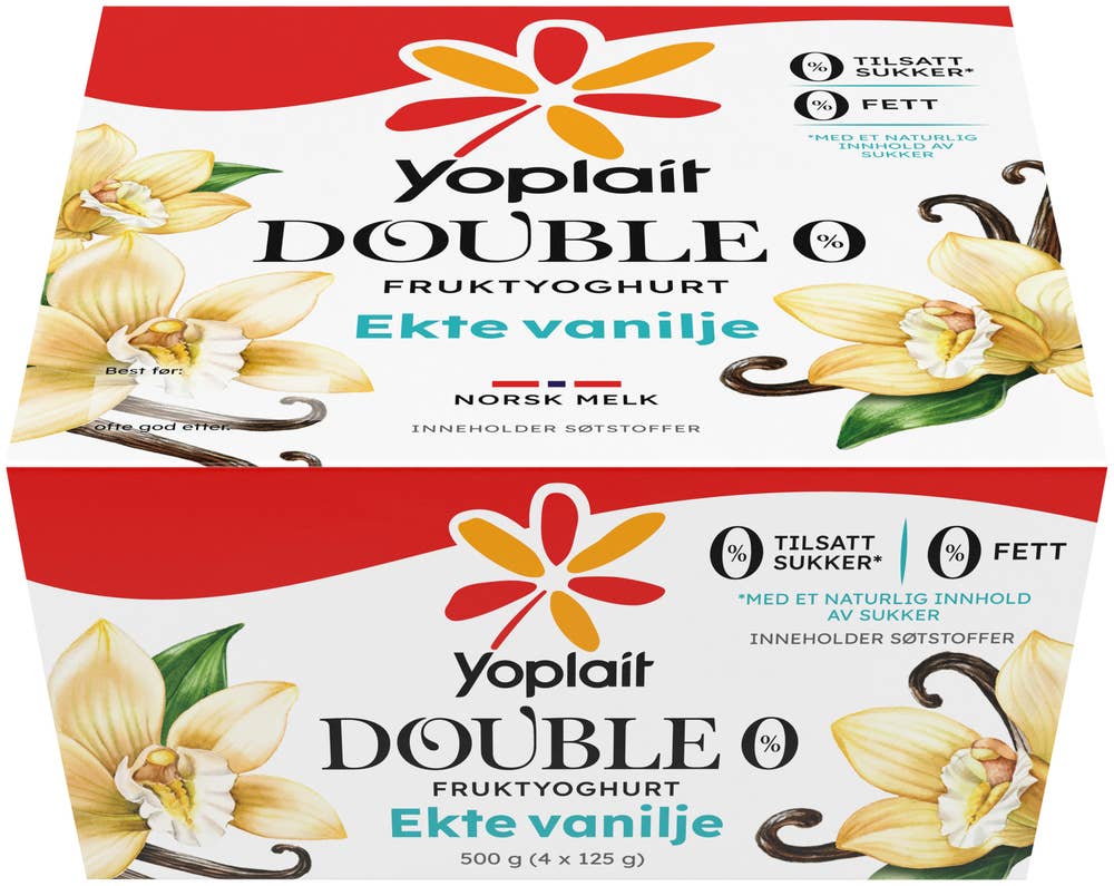 Yoplait 00% Vanilje, 4x125g