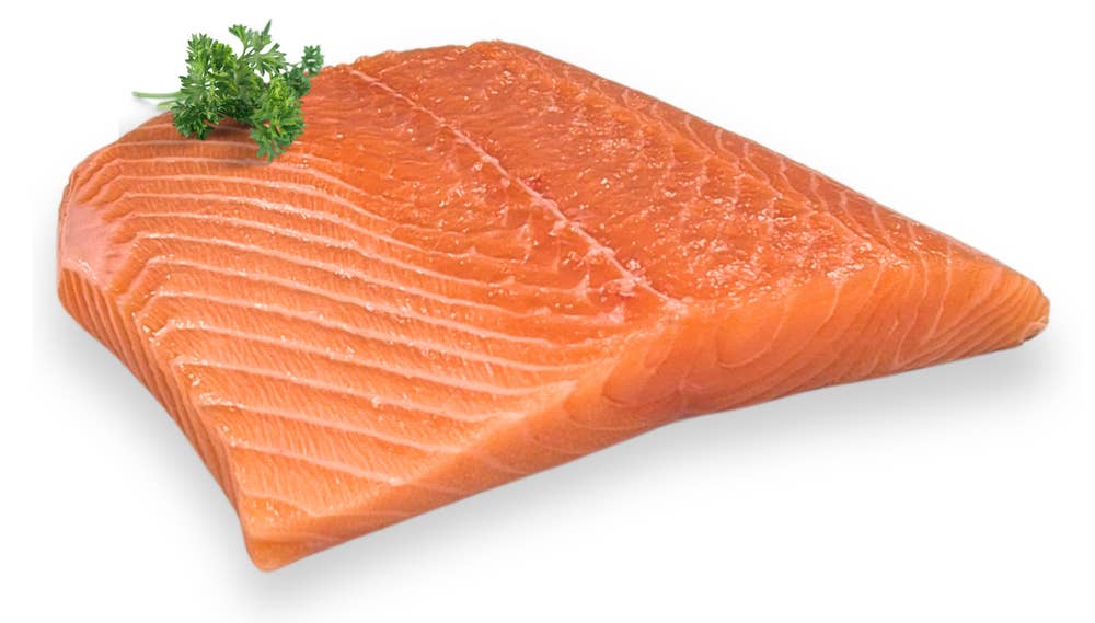 Domstein Laksefilet med skinn Oppdrett, fersk