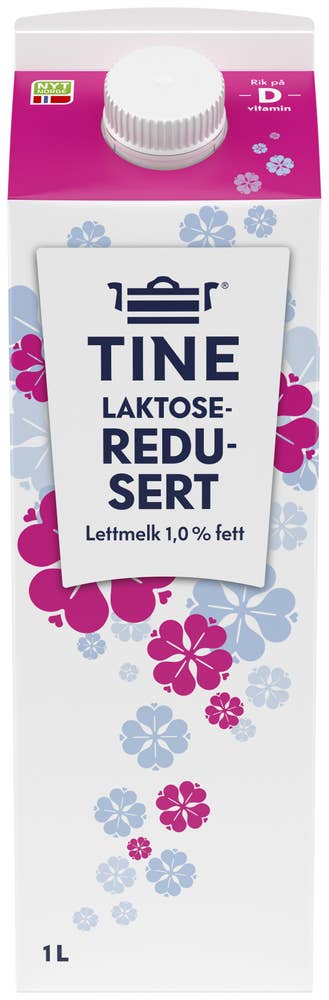 Tine Laktoseredusert Lettmelk 1% fett