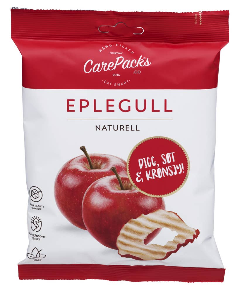 Carepacks Eplegull naturell