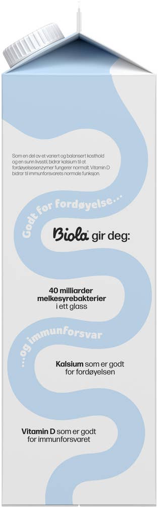 TINE Biola® syrnet lettmelk Laktosefri