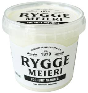 Rygge Meieri Yoghurt naturell Økologisk