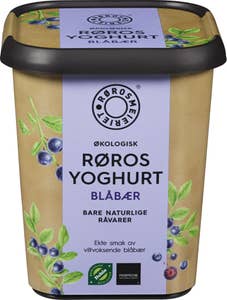 Rørosmeieriet Økologisk Rørosyoghurt Blåbær