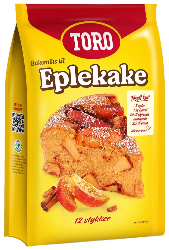 Toro Eplekake bakemiks