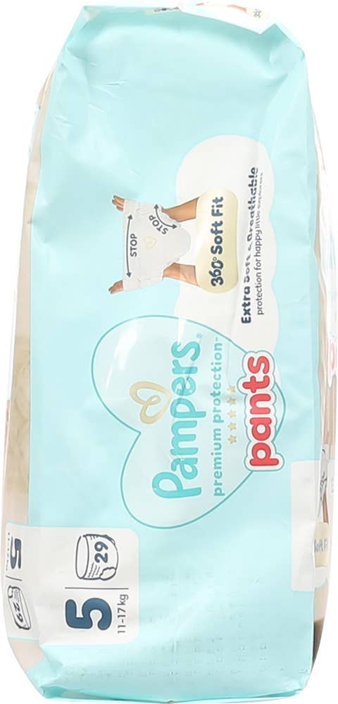 Pampers Buksebleie Premium protection Str. 5, 11-17 kg