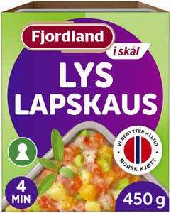 Fjordland Lys Lapskaus Med svinekjøtt, potet og grønnsaker