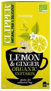 Clipper Økologisk Lemon & ginger infusion tea Økologisk