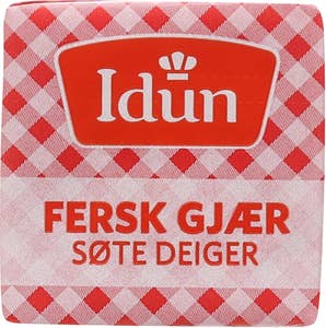 Idun Mh Fersk gjær for søte deiger