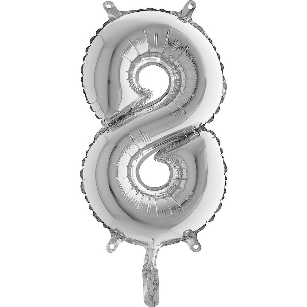 Clas Ohlson Ballongtall 8 Sølv