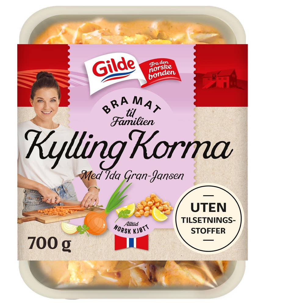 Bra mat til Familien Kylling Korma
