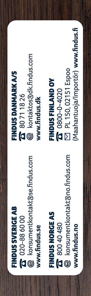 FINDUS Fish & Crisp burger