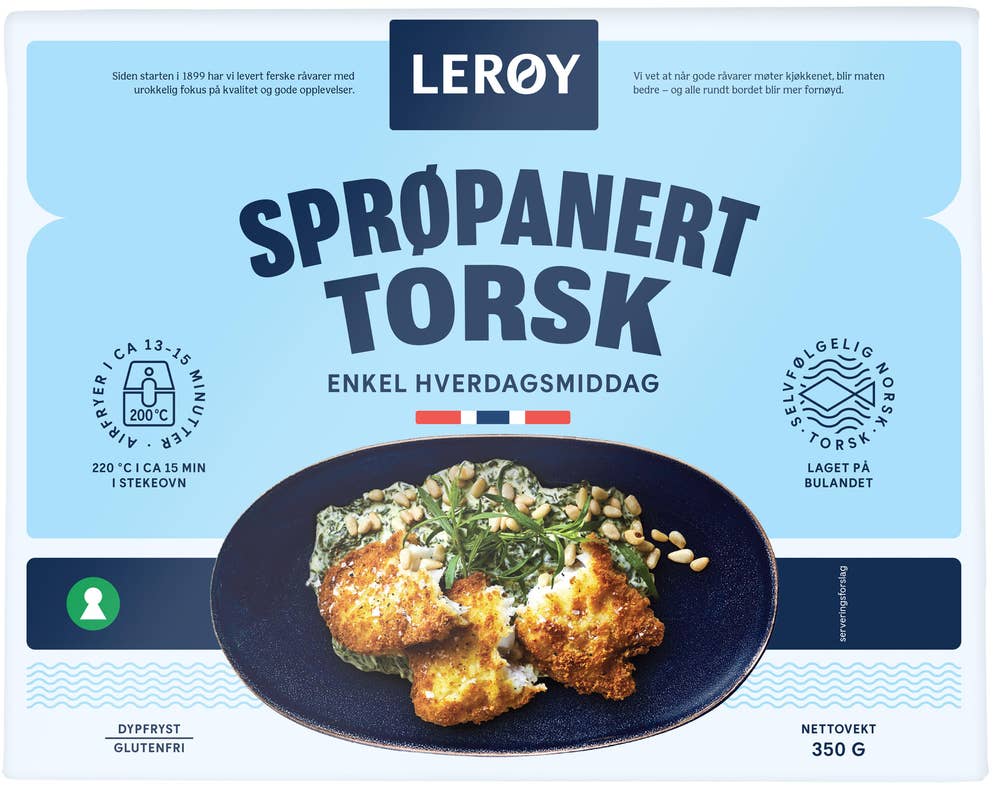 Lerøy Brand Sprøpanert torsk