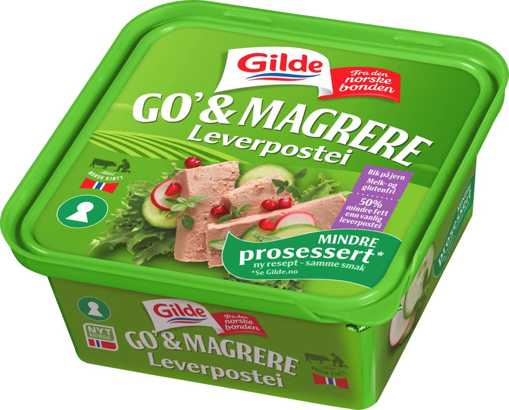 Gilde Go' & Magrere Fersk Leverpostei