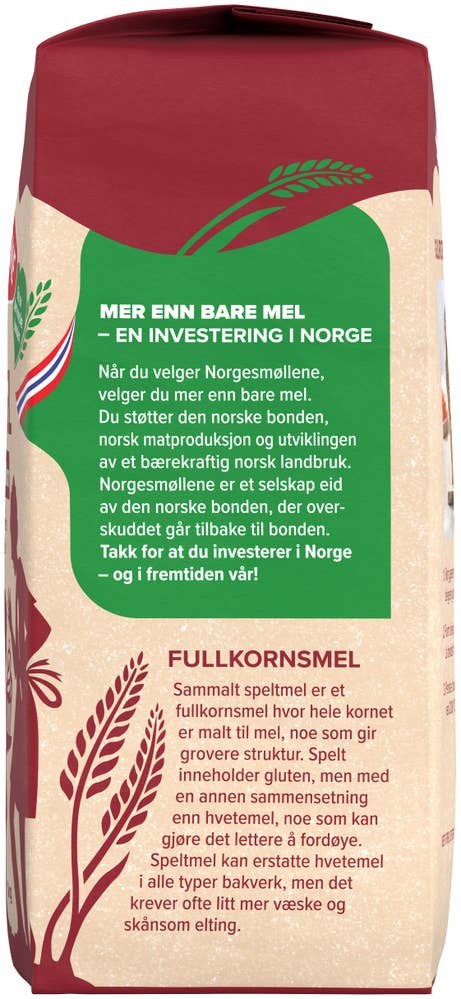 Norgesmøllene Sammalt speltmel
