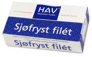 Sjøfryst torskefilet Med bein