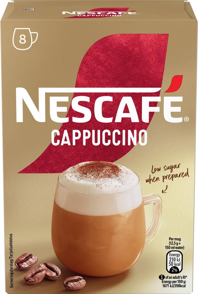 Nescafé Cappuccino 8 poser
