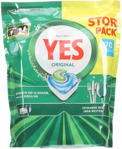 Yes Maskinoppvask original Alt-i-Ett