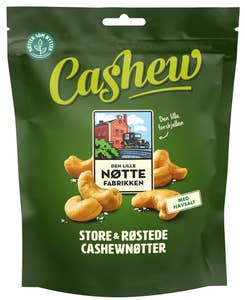 Den Lille Nøttefabrikken Store Cashewnøtter Havsalt