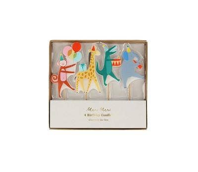 Sprell Kakelys Jungeldyr 4 stk