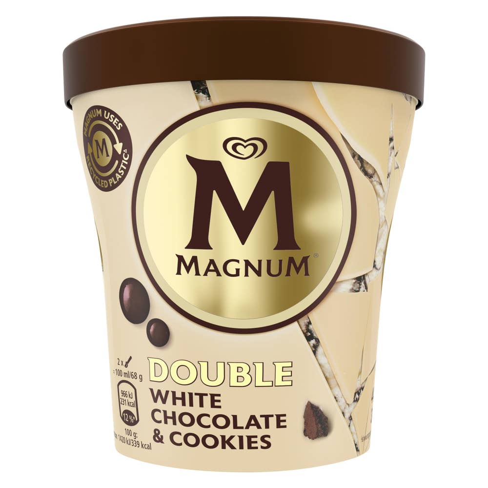 Magnum White chocolate & cookies