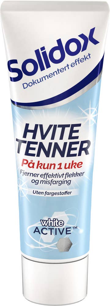 Solidox Hvite Tenner tannkrem