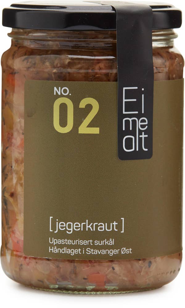 Eimealt Jegerkraut Upasteurisert Surkål