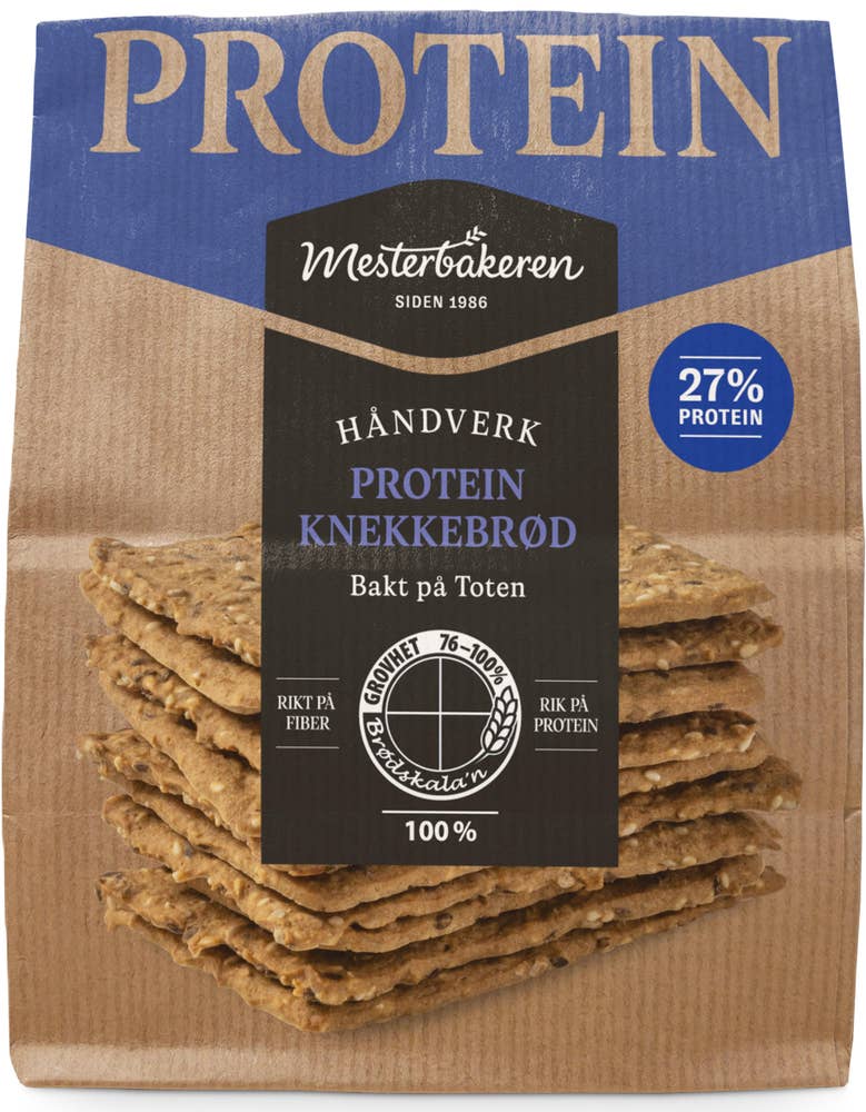 Mesterbakeren Knekkebrød Protein 10pk