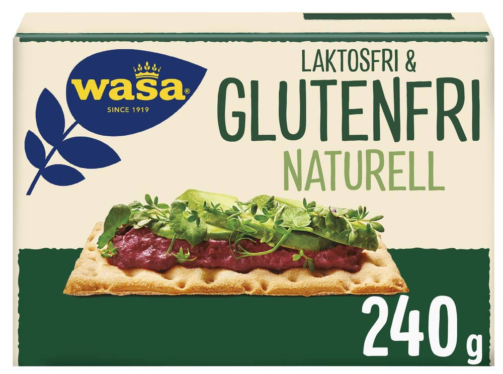Wasa Knekkebrød Glutenfri Naturell
