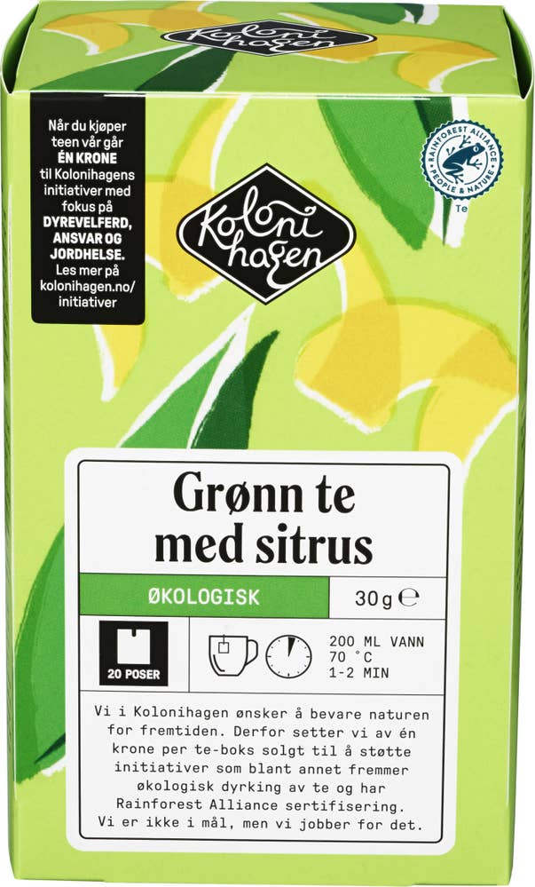 Kolonihagen Økologisk Grønn te