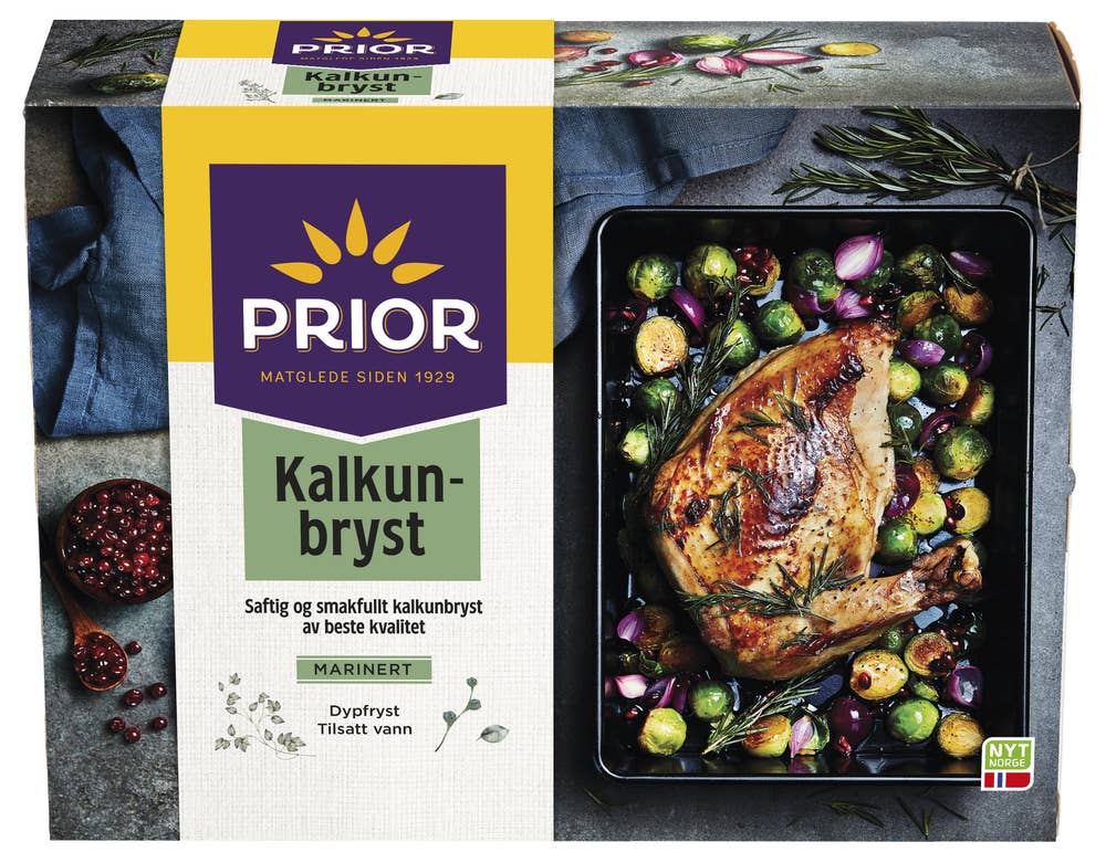 Prior Kalkunbryst marinert Fryst